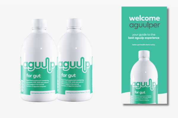 what comes in the box for aguulp gut supplement