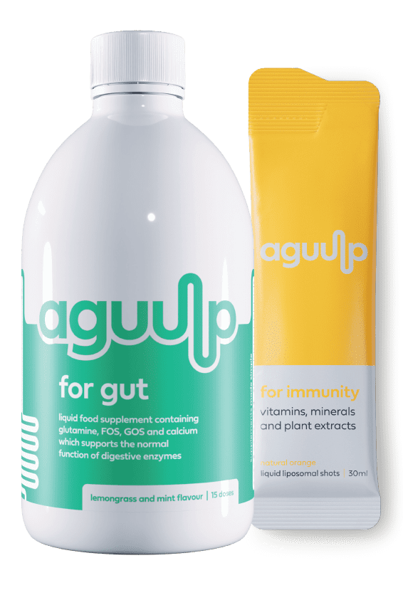 aguulp for gut and immunity supplement dual pack