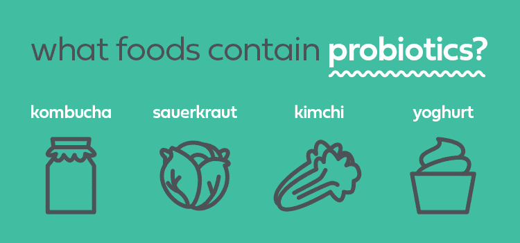 What foods contain probitoic?